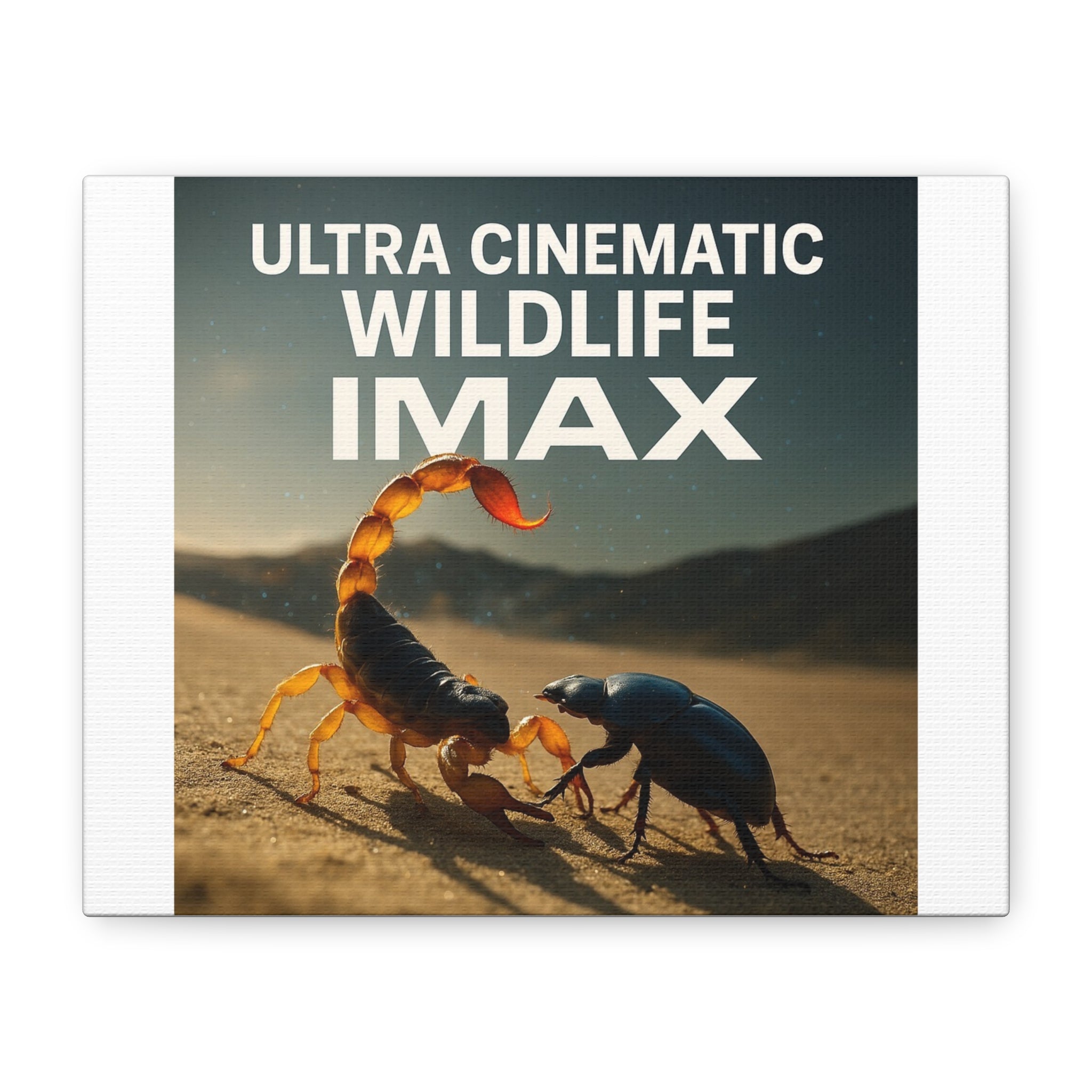 Ultra Cinematic Wildlife IMAX Matte Canvas Wall Art
