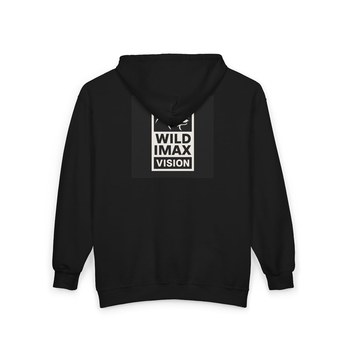 Leopard Heart Zip Hoodie — Black