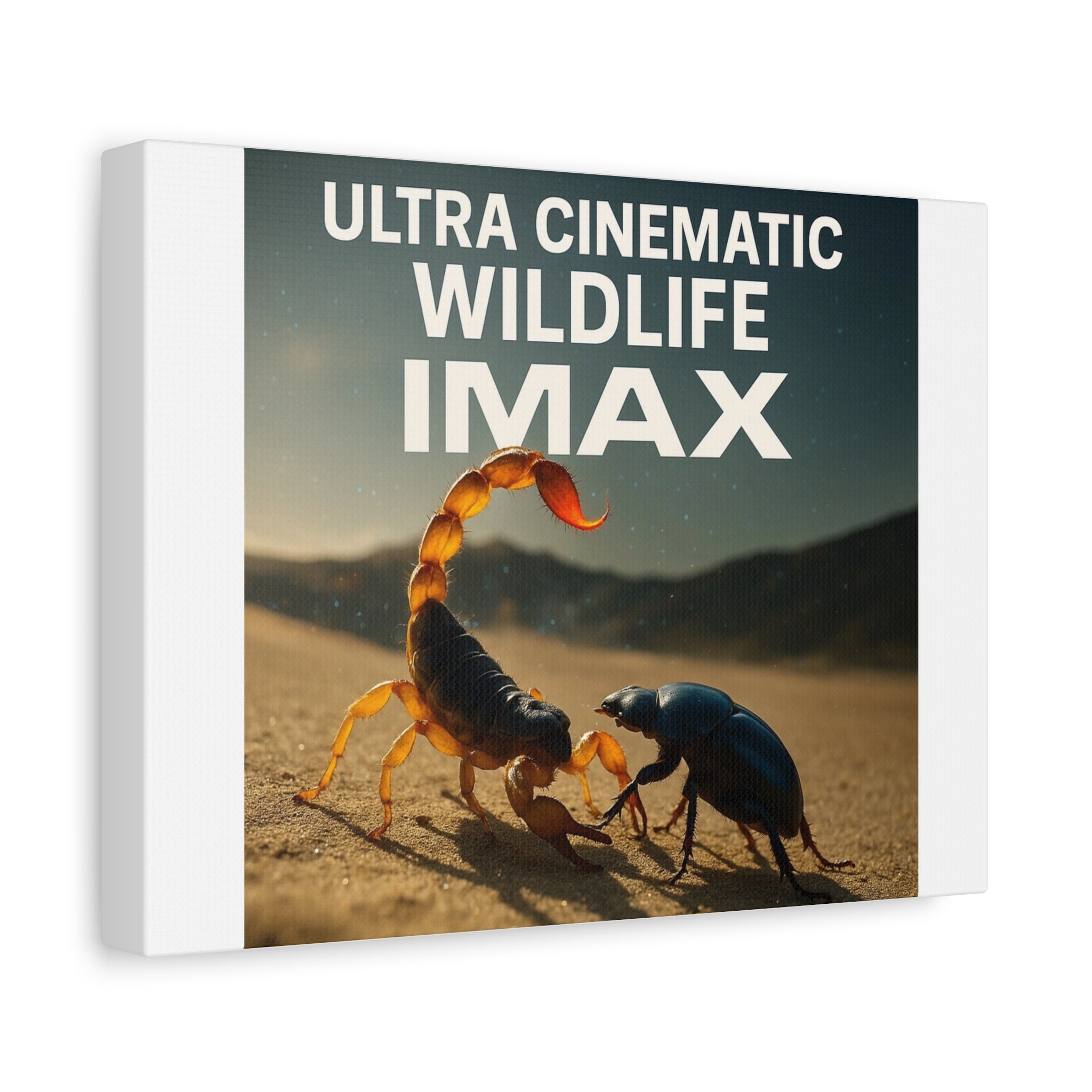 Ultra Cinematic Wildlife IMAX Matte Canvas Wall Art