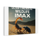 Scorpion & Beetle Matte Canvas Print