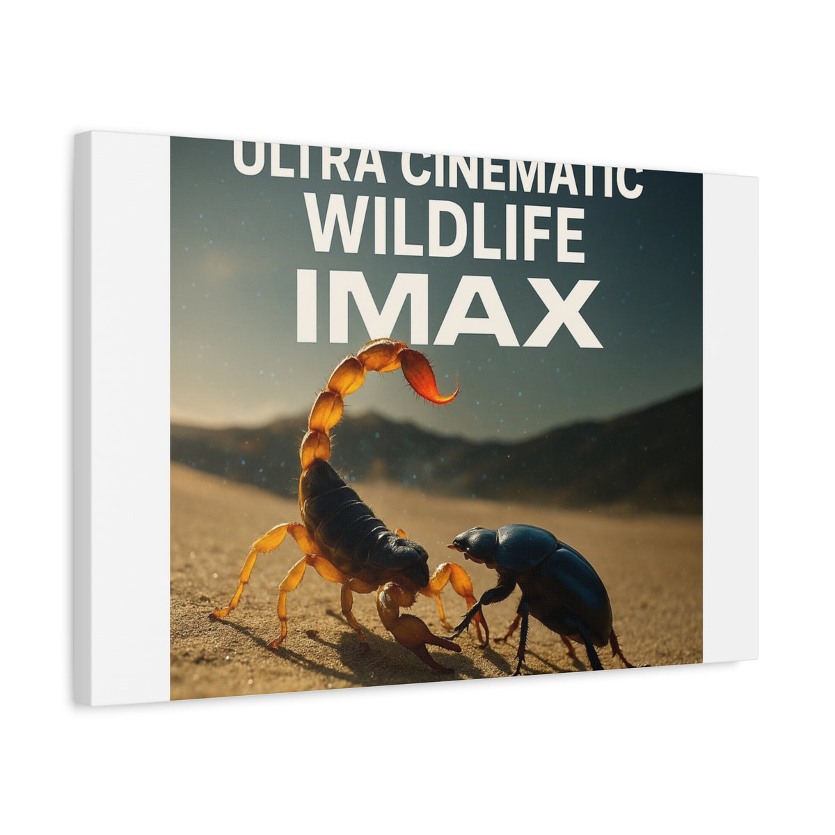 Ultra Cinematic Wildlife IMAX Matte Canvas Wall Art