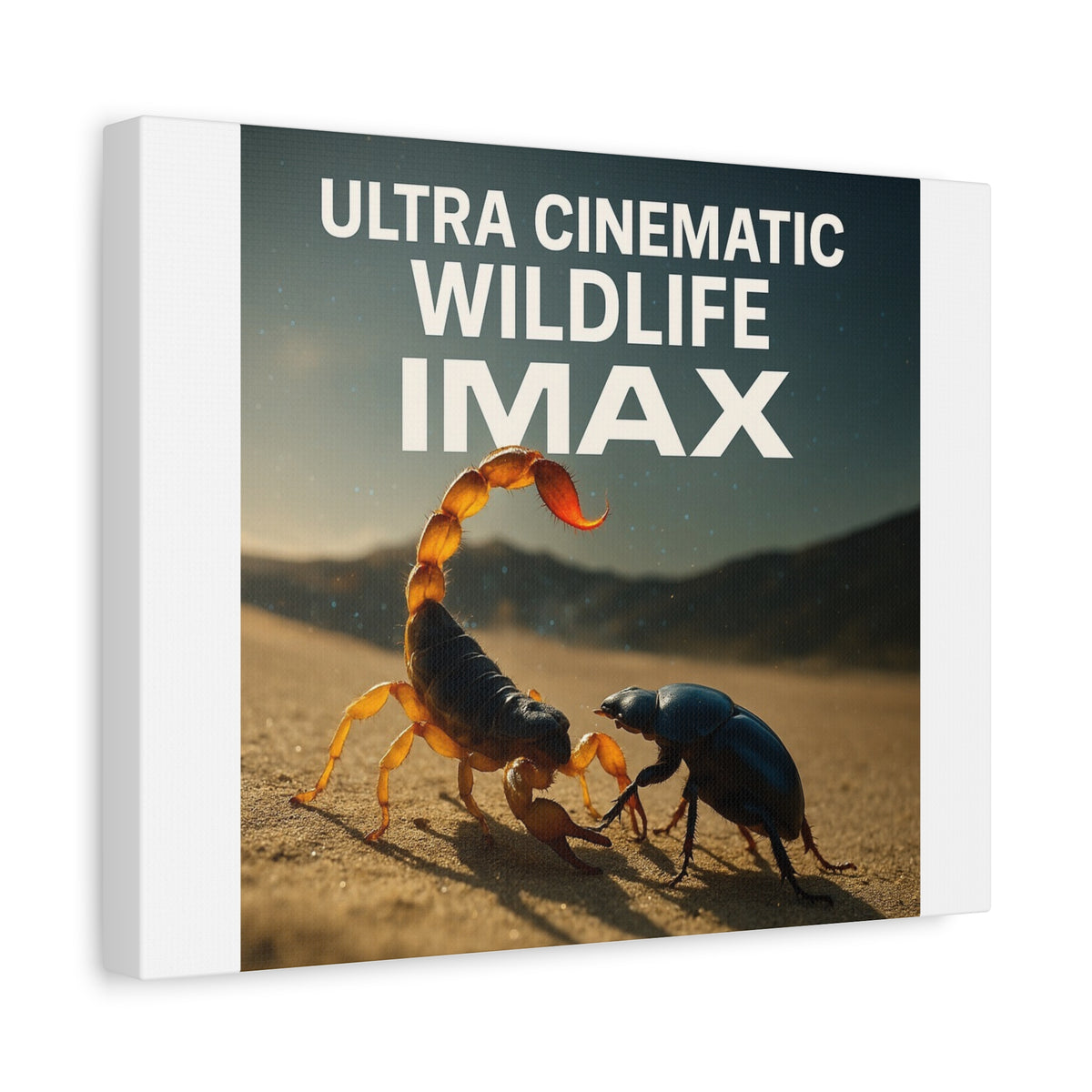 Ultra Cinematic Wildlife IMAX Matte Canvas Wall Art